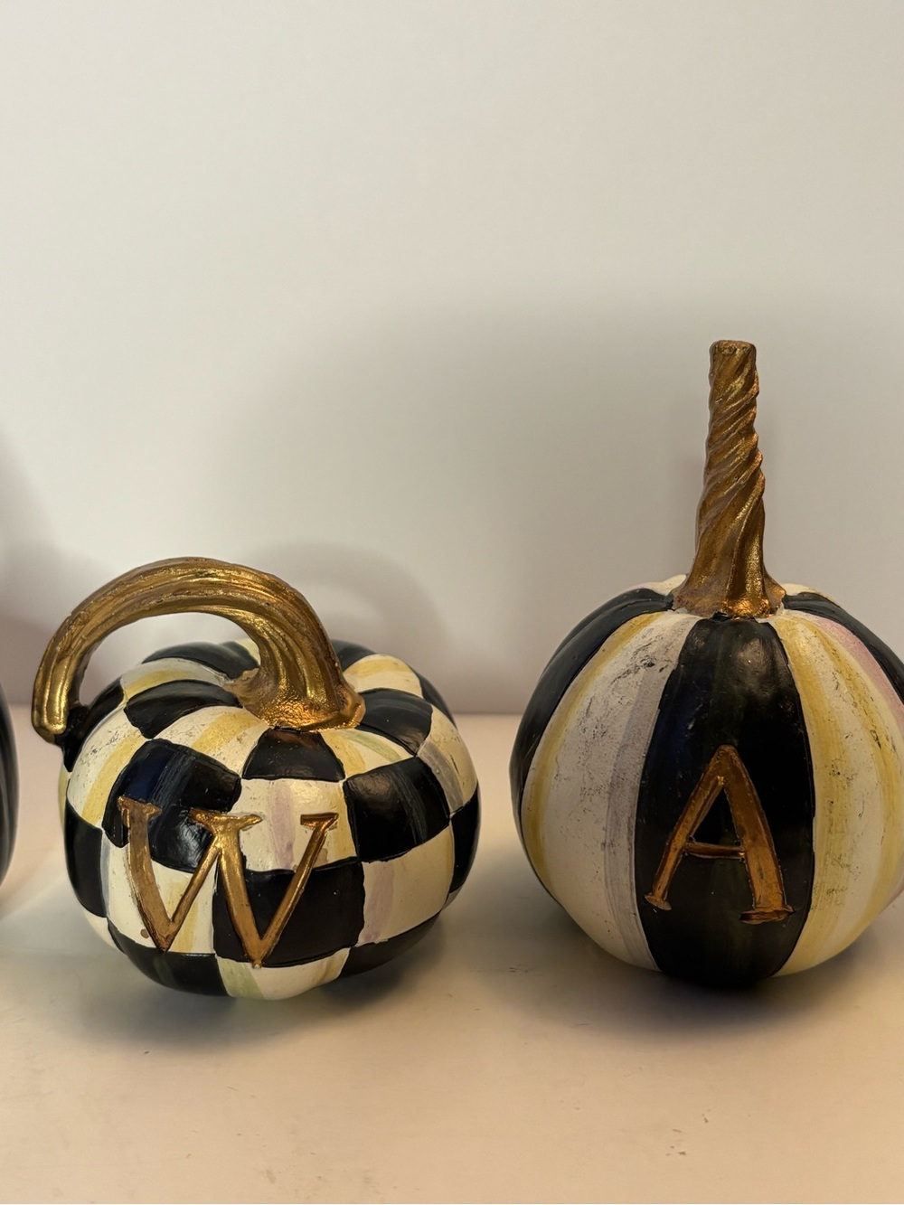 MacKenzie-Childs beware decor pumpkins - Picture 4 of 8